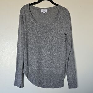 Gray Long Sleeve Women's Top
